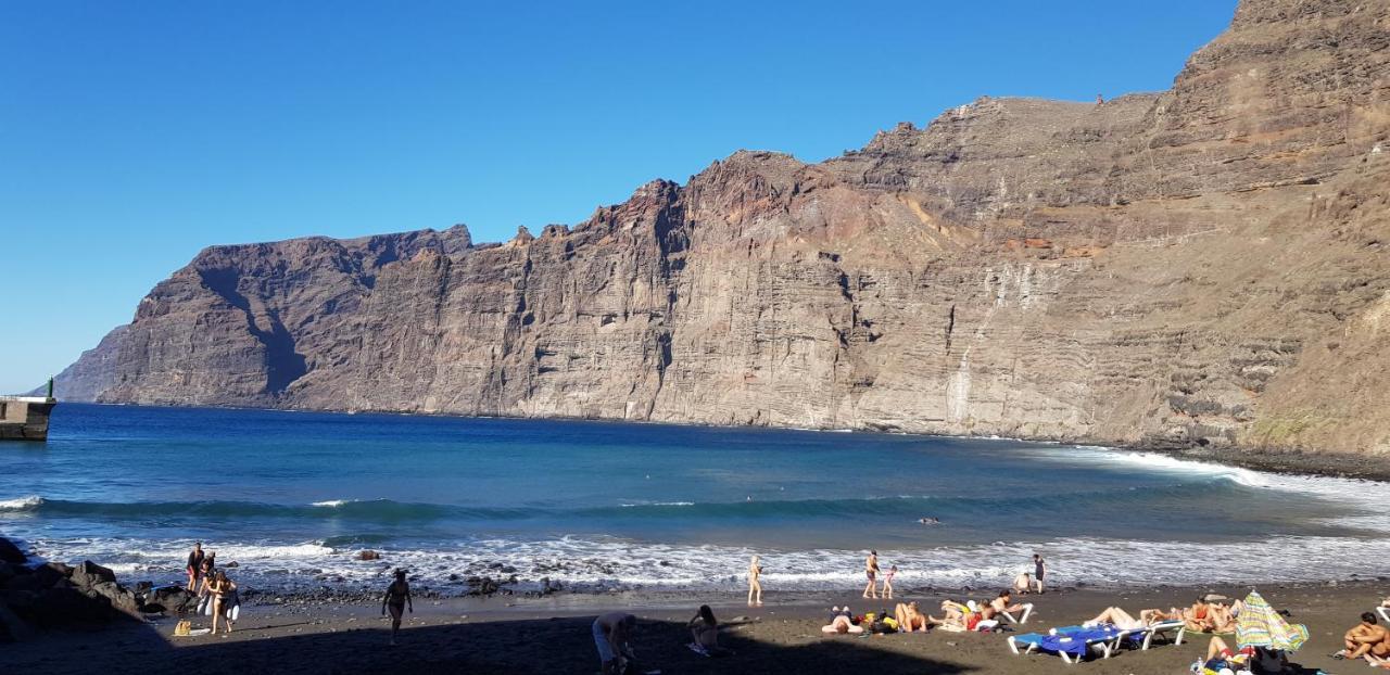 Ocean Pearl, Luxurioeses Haus, Meerblick, Grosse Sonnenterrasse, Teneriffa Sued, Los Gigantes, 600M Zum Strand, 200M Zum Ort, Ruhig Acantilado de los Gigantes Extérieur photo