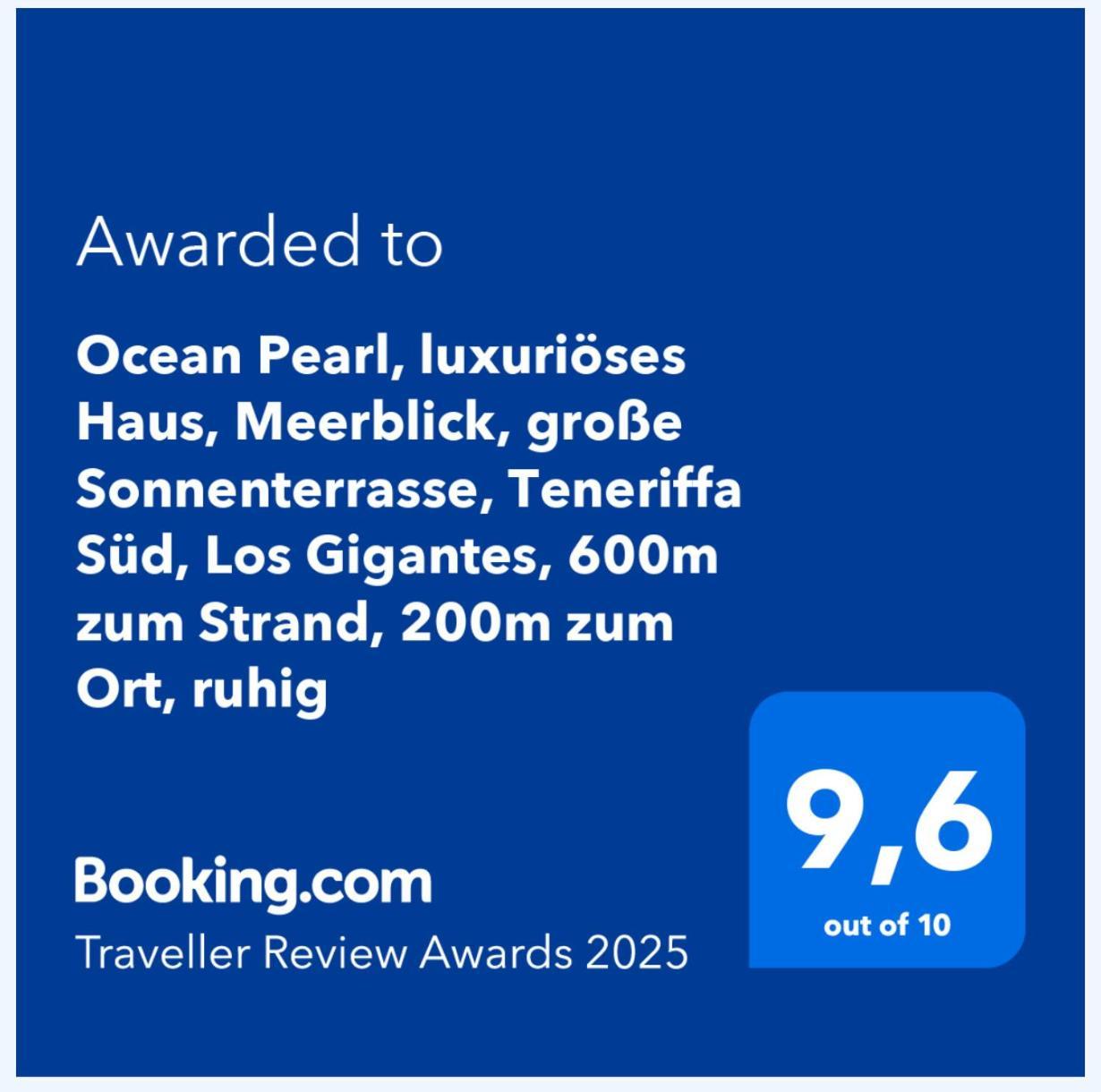 Ocean Pearl, Luxurioeses Haus, Meerblick, Grosse Sonnenterrasse, Teneriffa Sued, Los Gigantes, 600M Zum Strand, 200M Zum Ort, Ruhig Acantilado de los Gigantes Extérieur photo